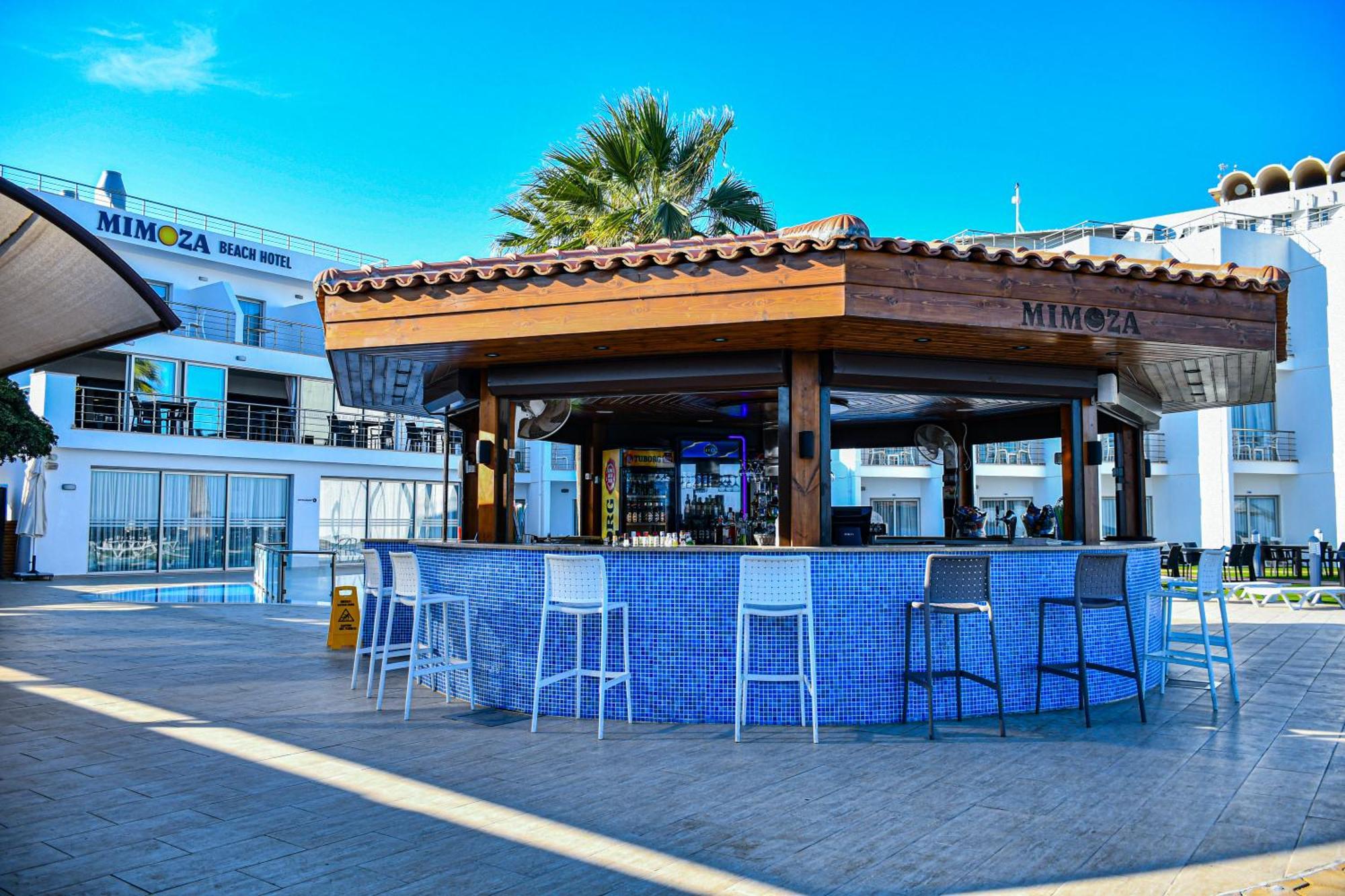 Mimoza Beach Hotel Agios Sergios 外观 照片