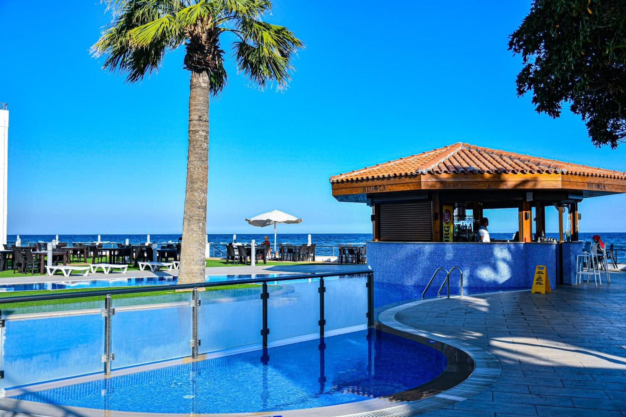 Mimoza Beach Hotel Agios Sergios 外观 照片