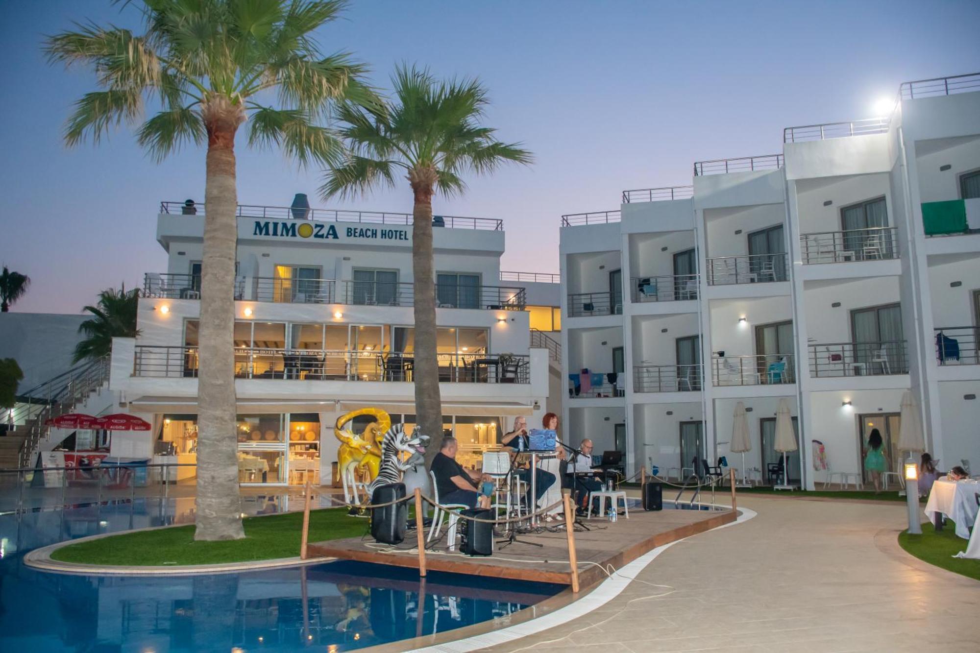 Mimoza Beach Hotel Agios Sergios 外观 照片