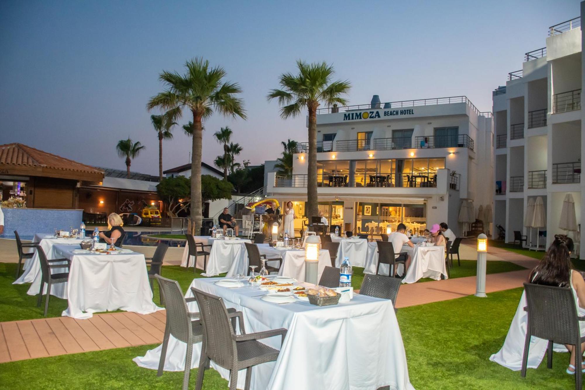 Mimoza Beach Hotel Agios Sergios 外观 照片