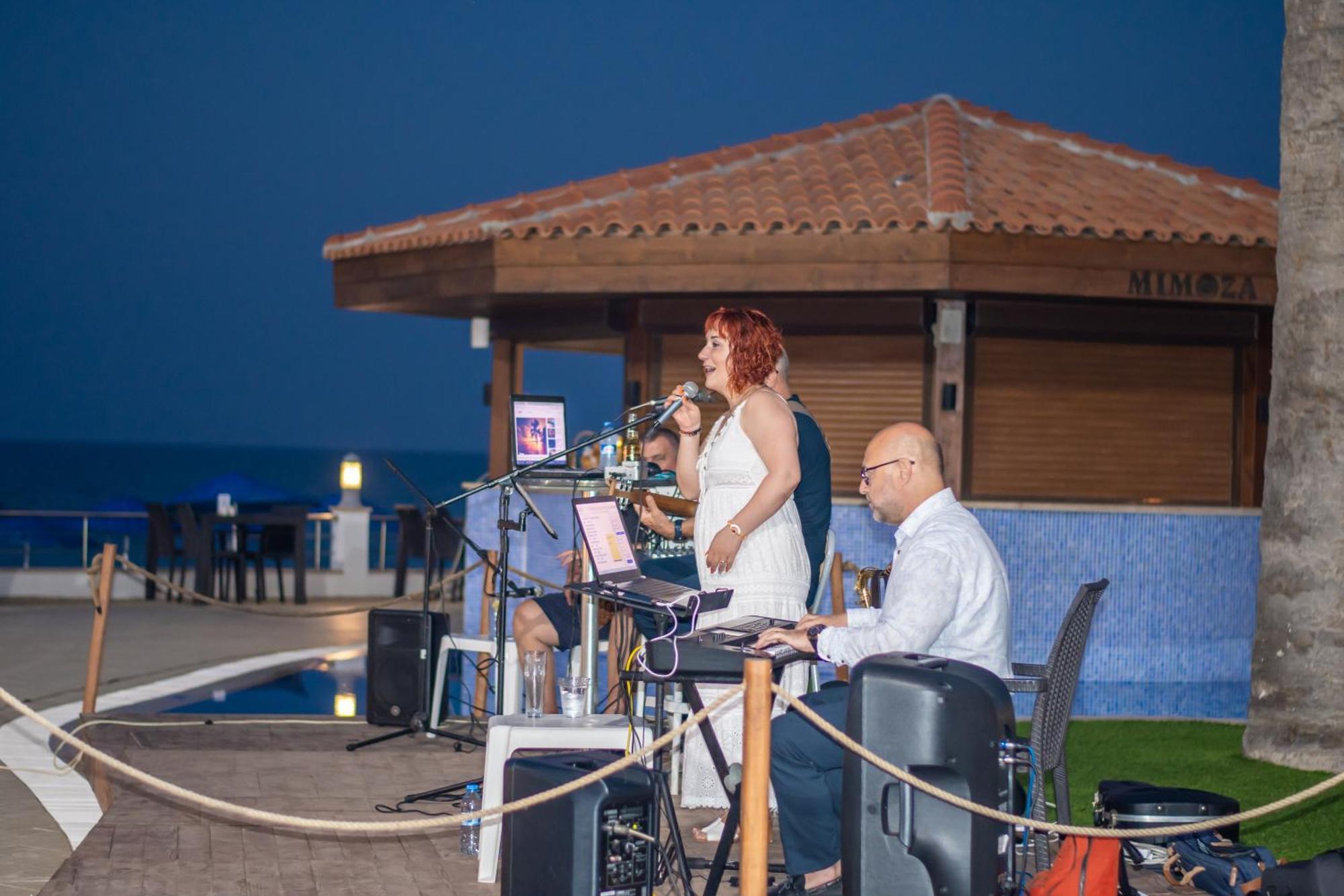 Mimoza Beach Hotel Agios Sergios 外观 照片
