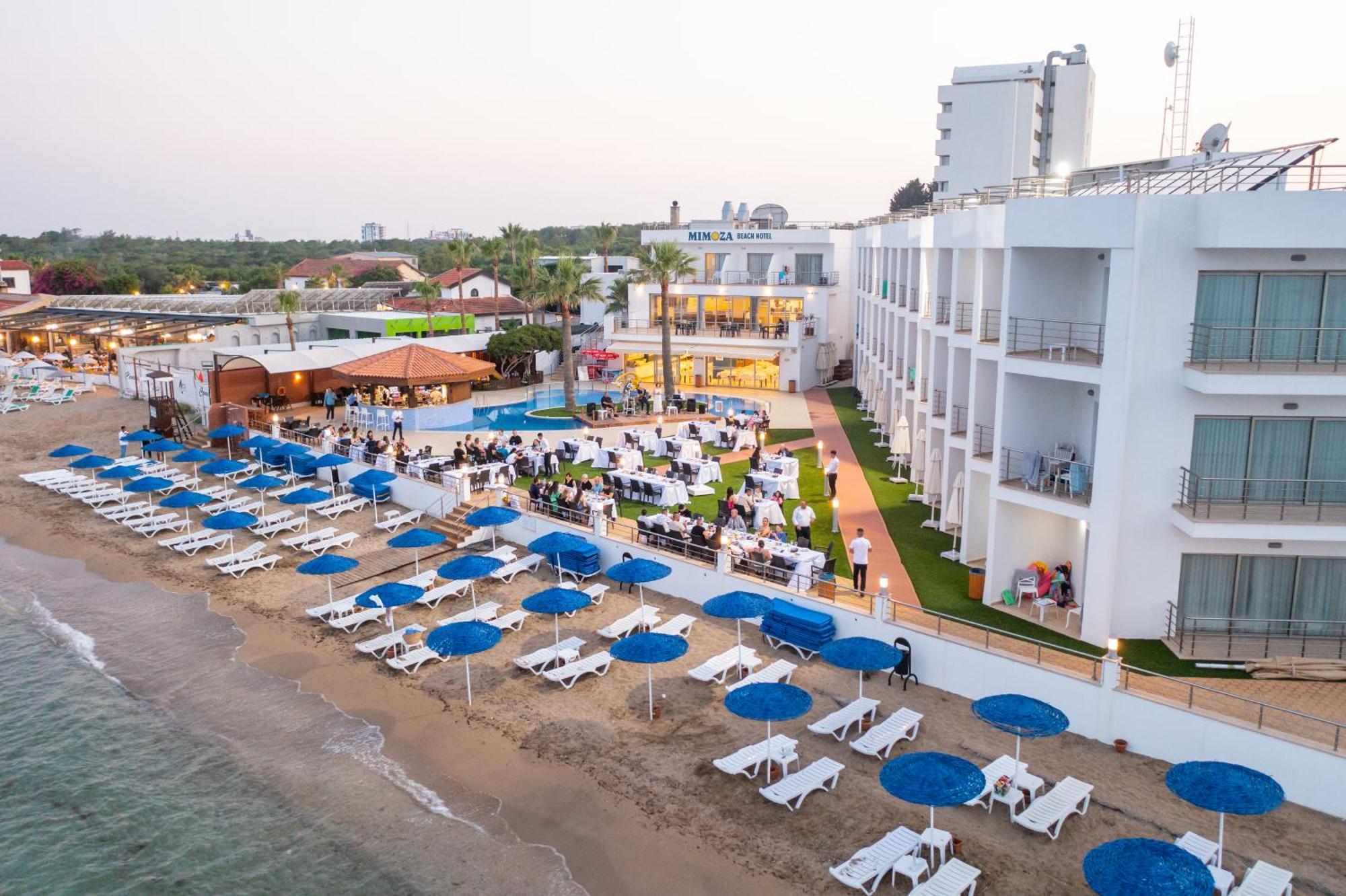 Mimoza Beach Hotel Agios Sergios 外观 照片