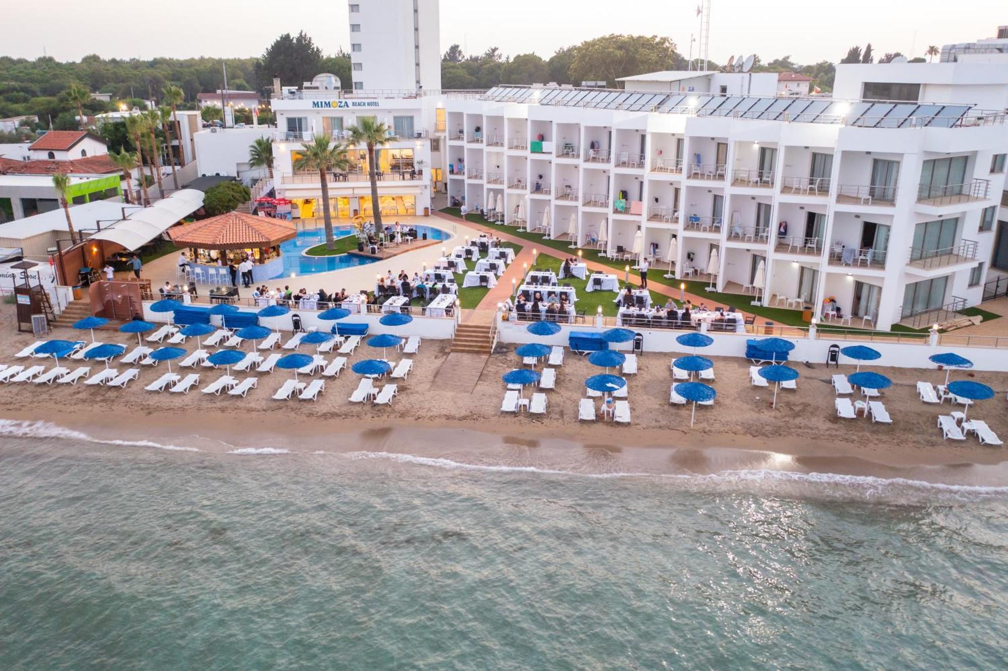 Mimoza Beach Hotel Agios Sergios 外观 照片
