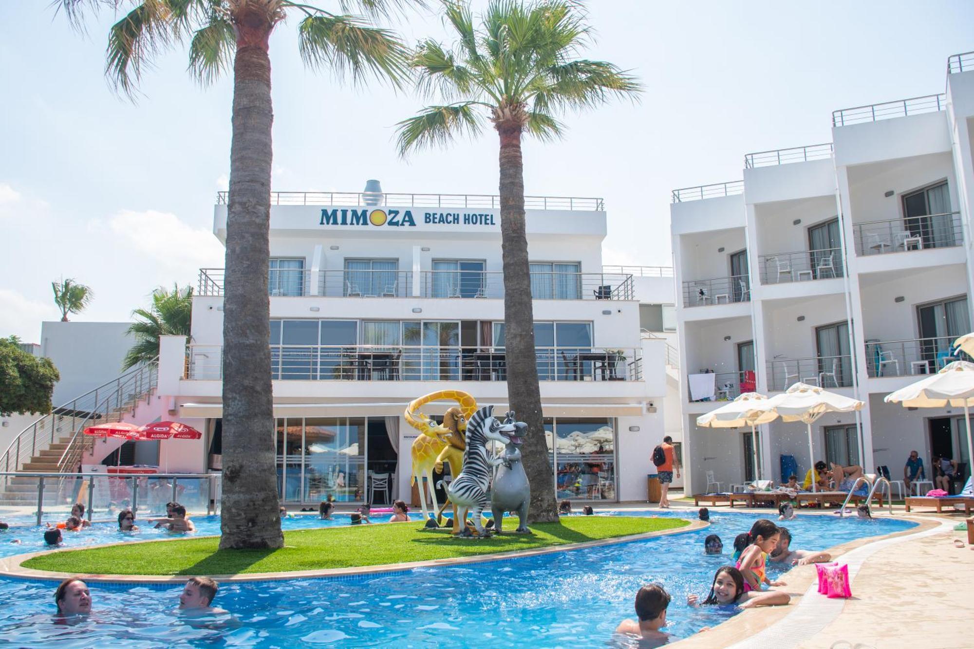 Mimoza Beach Hotel Agios Sergios 外观 照片