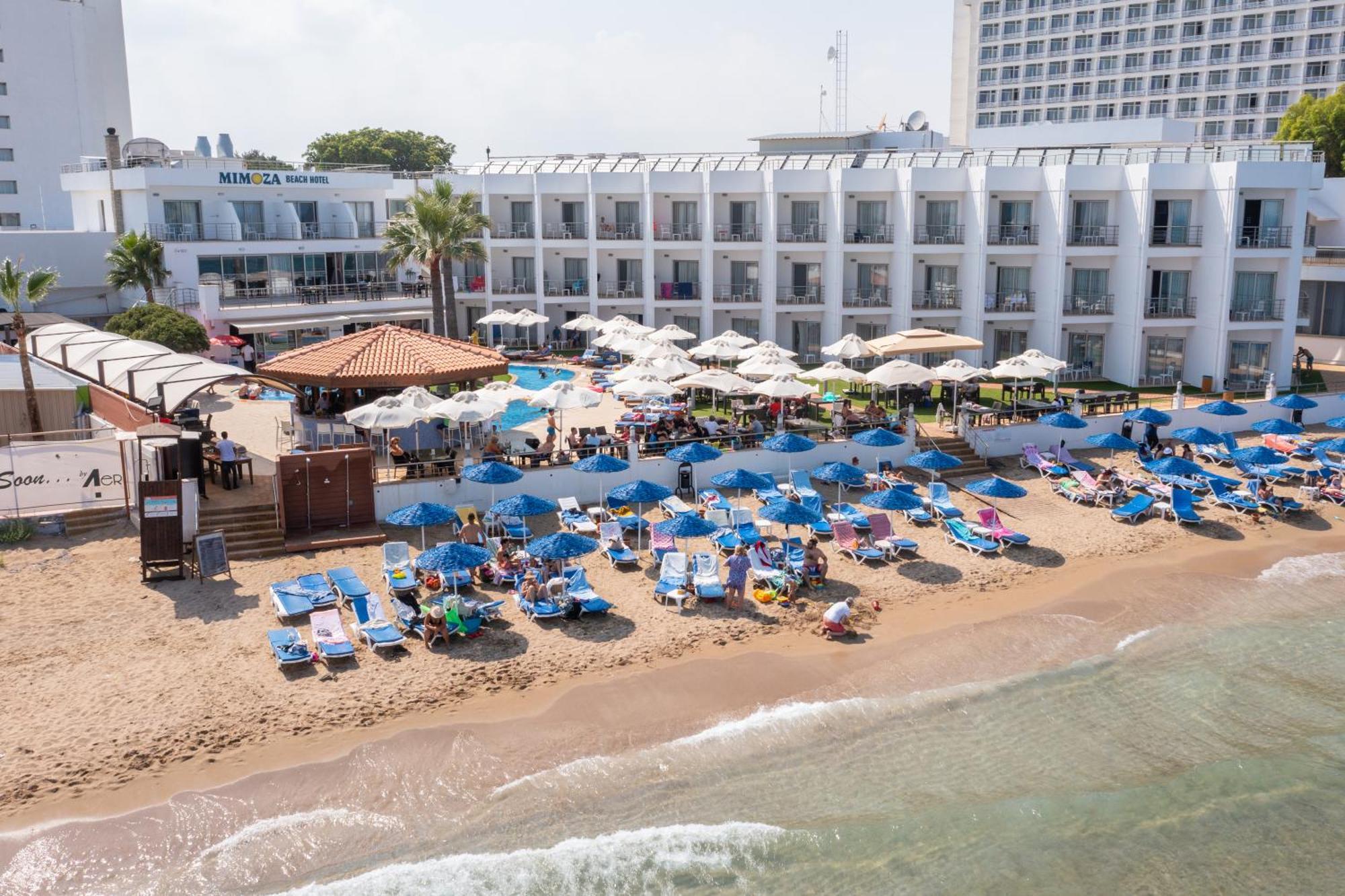 Mimoza Beach Hotel Agios Sergios 外观 照片