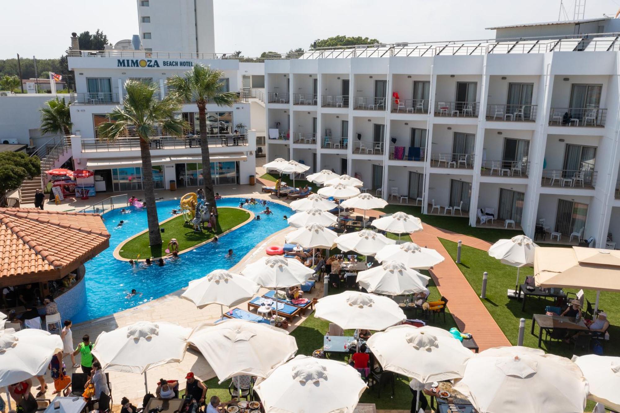 Mimoza Beach Hotel Agios Sergios 外观 照片