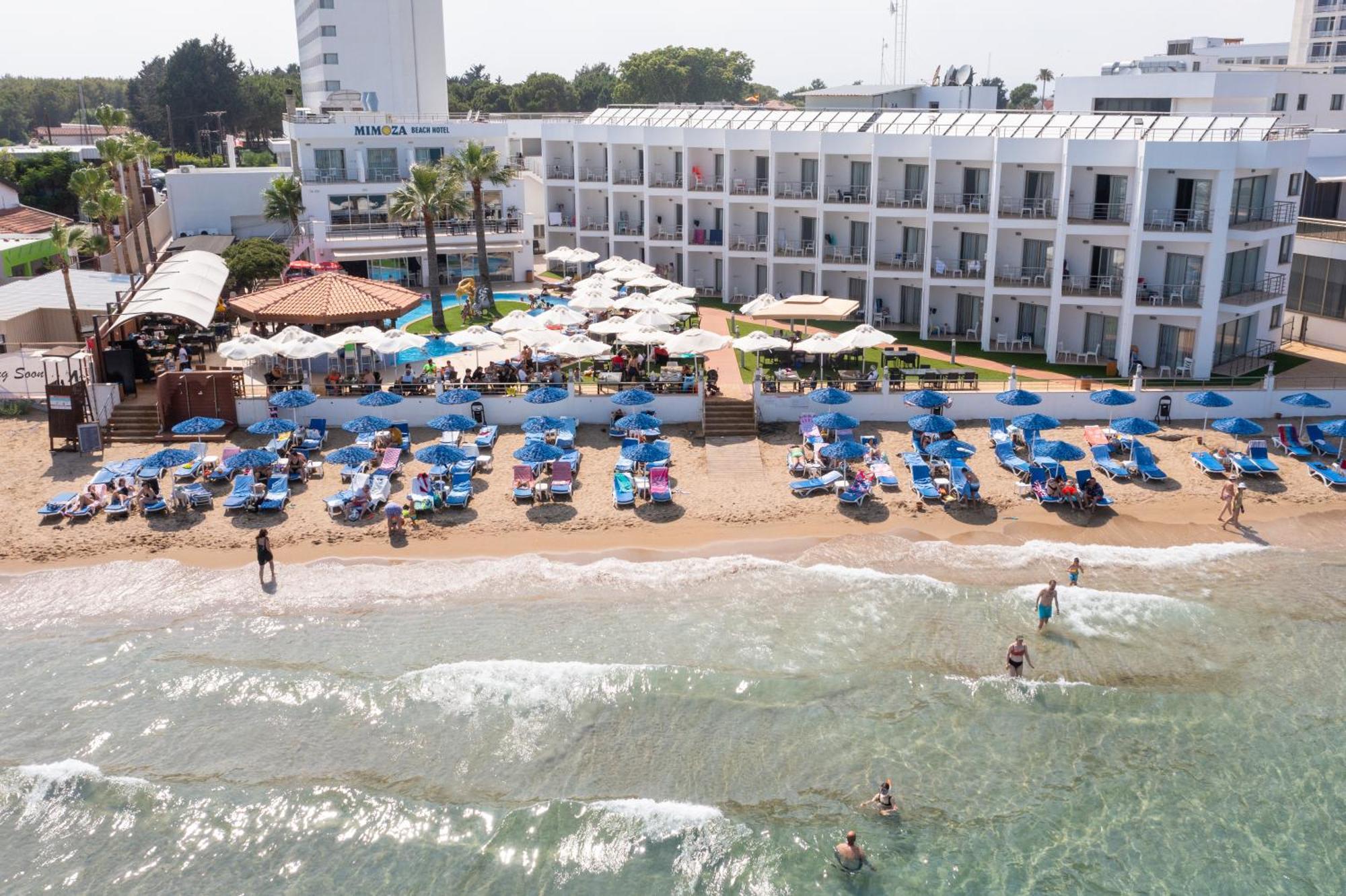 Mimoza Beach Hotel Agios Sergios 外观 照片