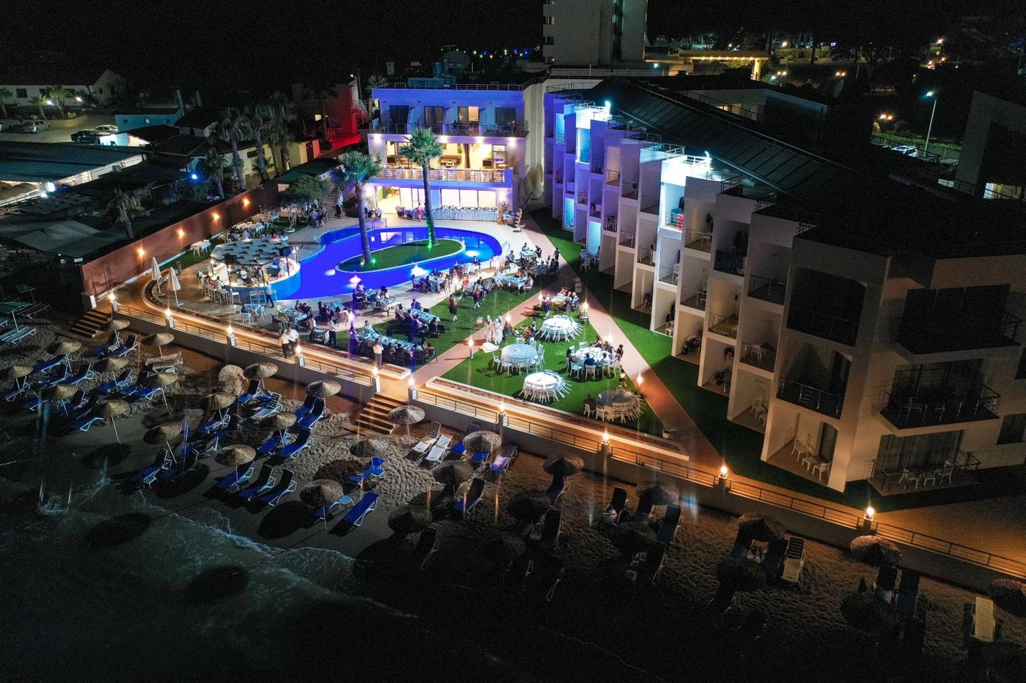 Mimoza Beach Hotel Agios Sergios 外观 照片