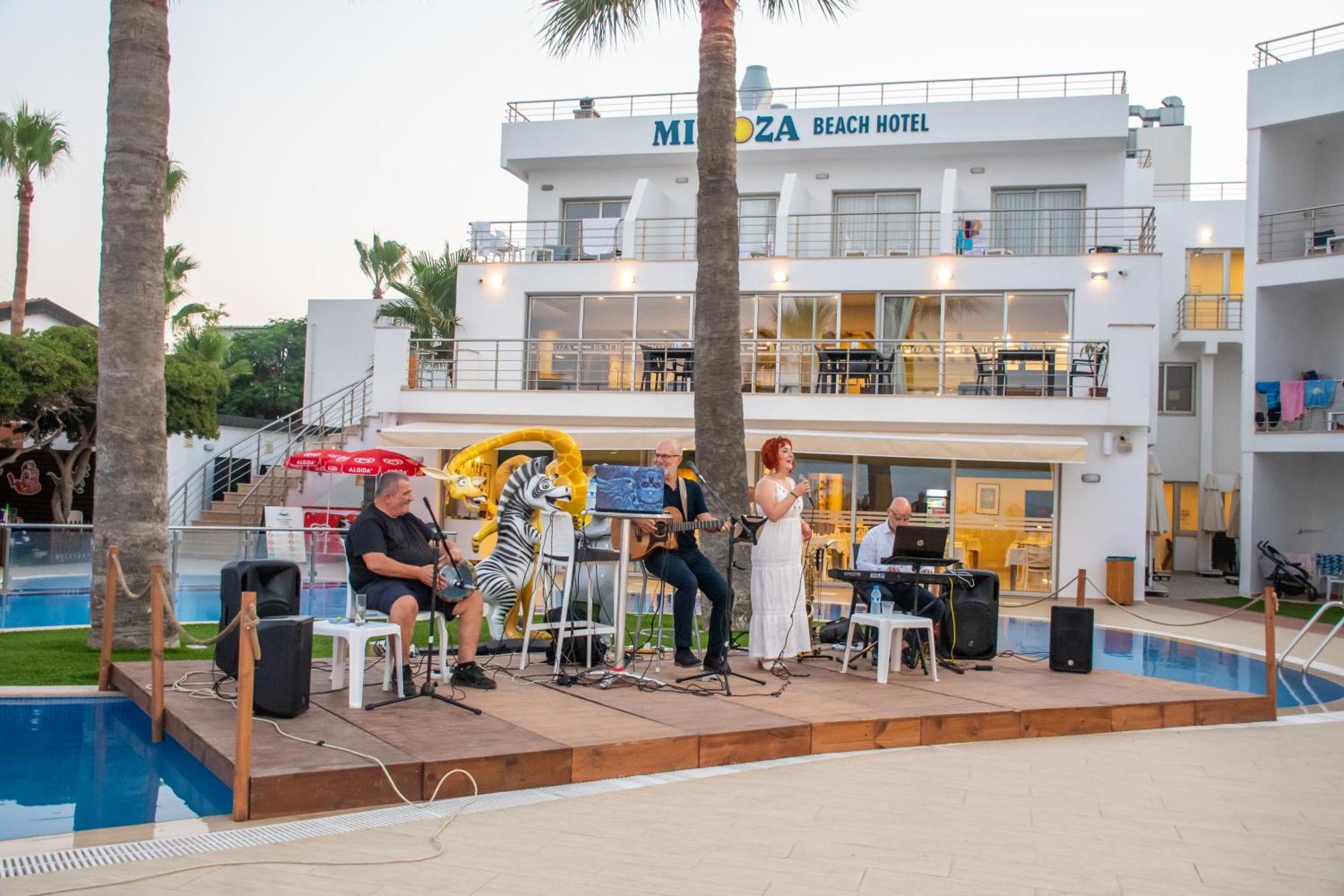 Mimoza Beach Hotel Agios Sergios 外观 照片