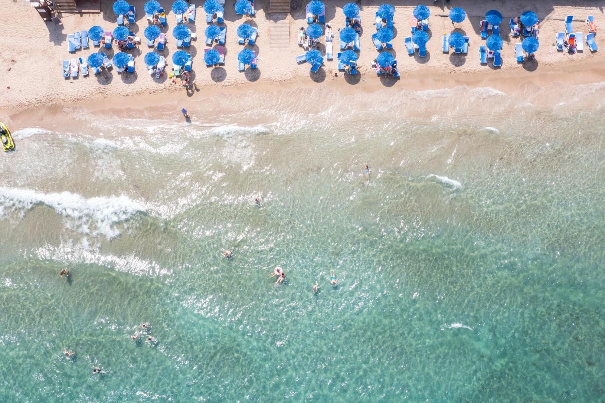 Mimoza Beach Hotel Agios Sergios 外观 照片