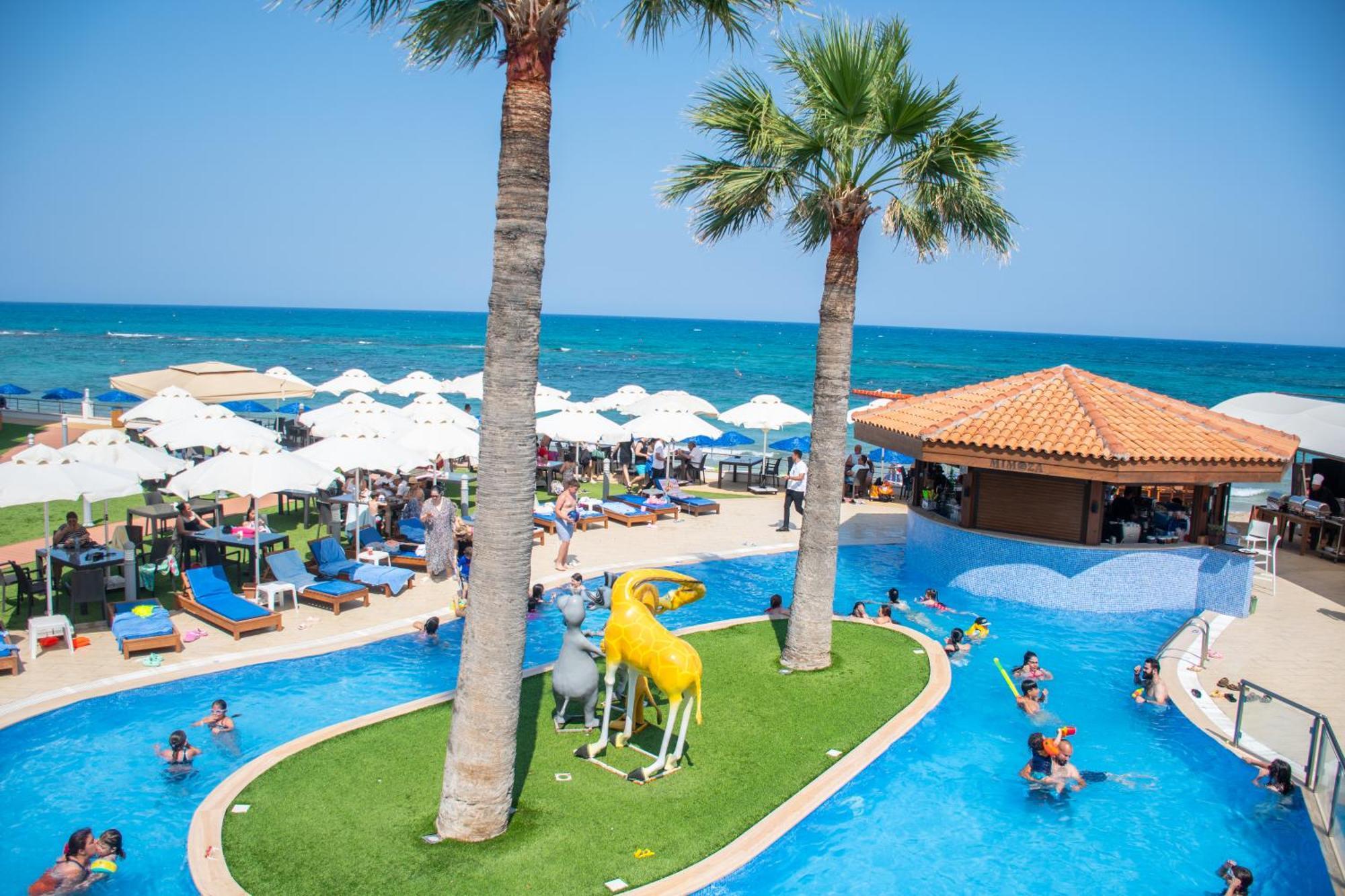 Mimoza Beach Hotel Agios Sergios 外观 照片